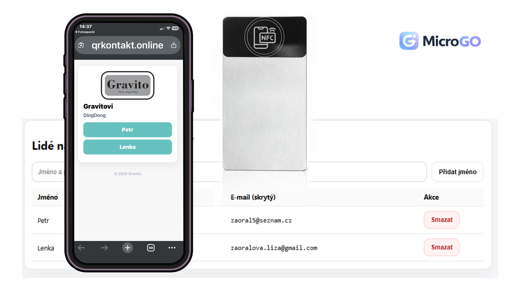 DingDong – náhled aplikace