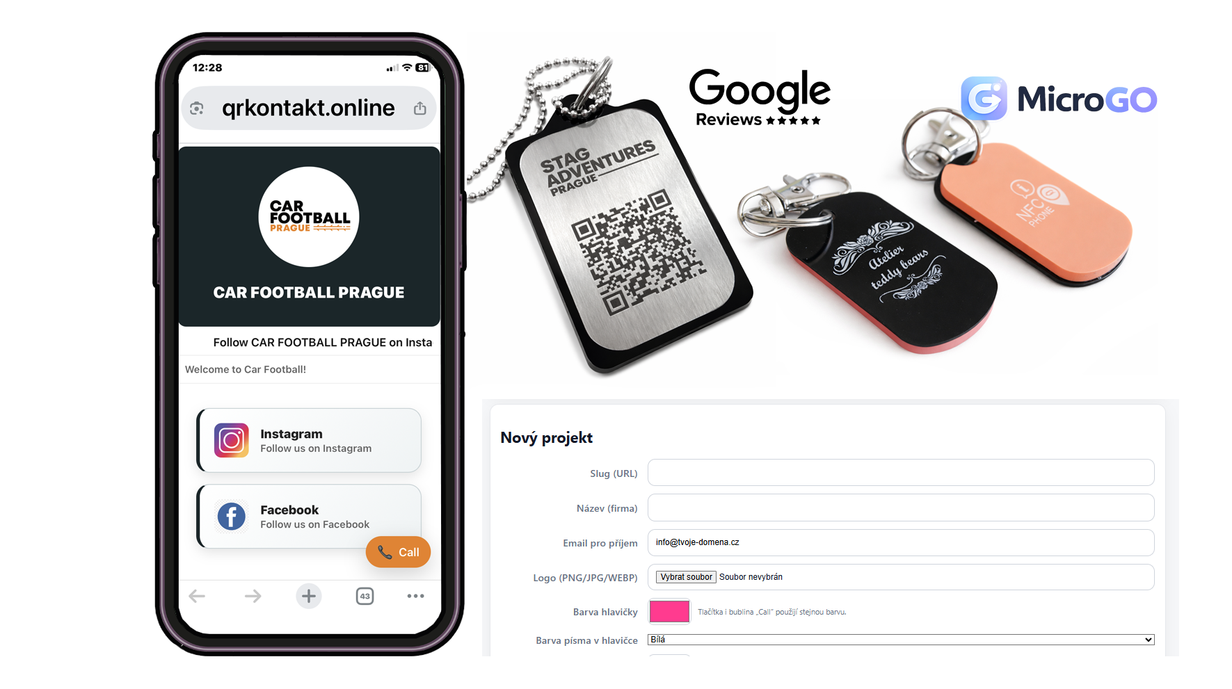 NFC Link – náhled služby