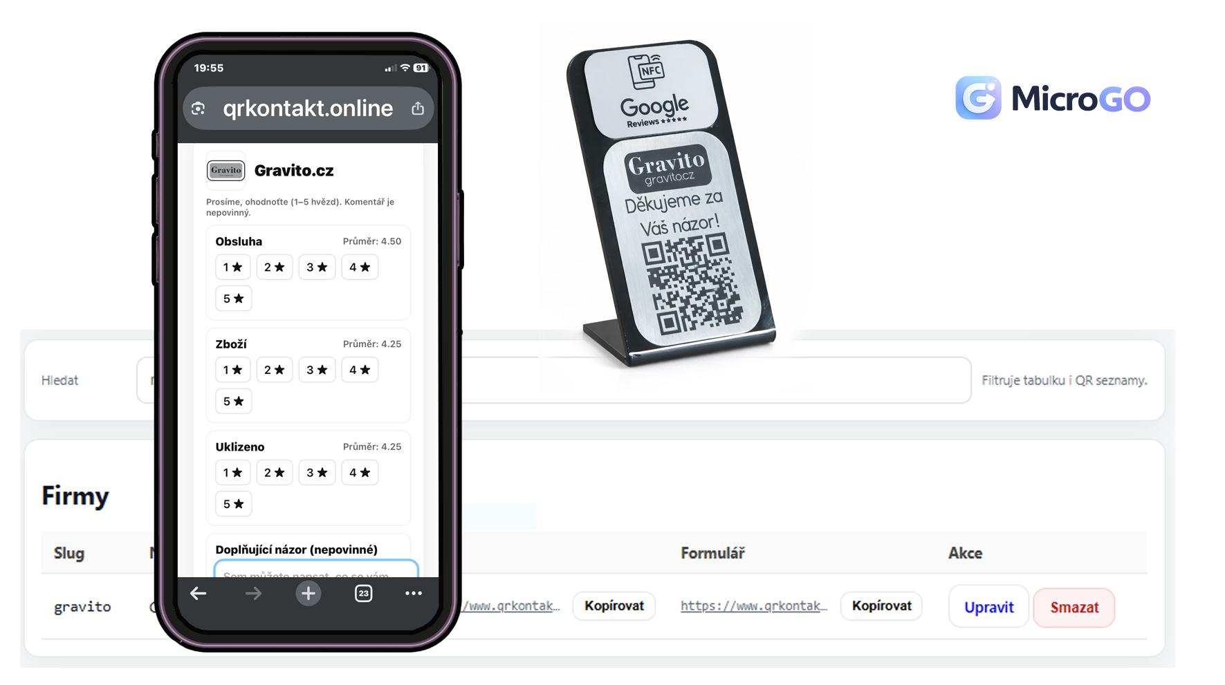 Recenze DOOR – náhled aplikace